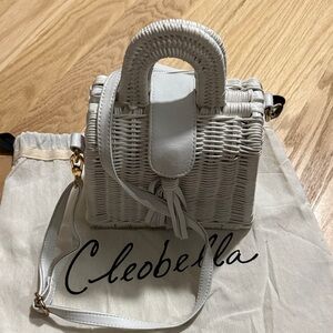 Cleobella Ivory Woven Mini Bag